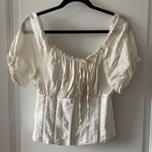 bebe vintage silk corset top